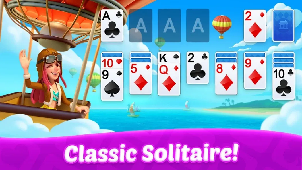 Solitaire: Card Games [МОД: Бесконечные деньги, Монеты и Мега MOD] Screenshot 2