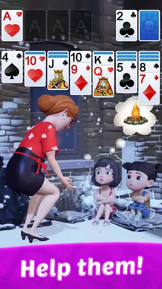 Solitaire: Card Games [МОД: Бесконечные деньги, Монеты и Мега MOD] Screenshot 4