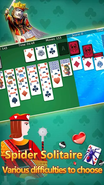 klondike solitaire :card shark [МОД: Деньги, Монеты и Меню MOD] Screenshot 1