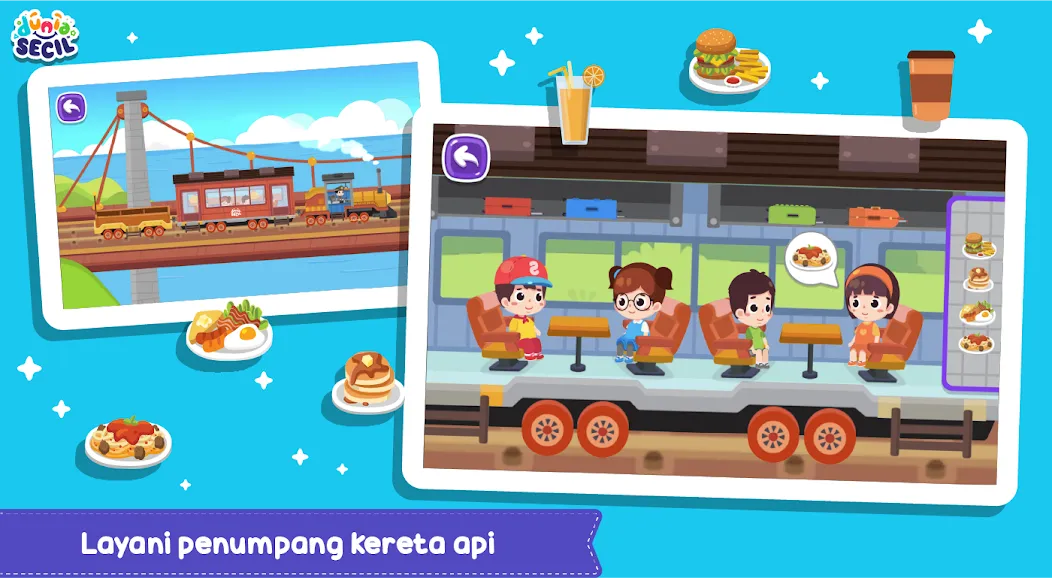 Kereta Api Dunia Secil (Керета Апи Дуниа Сесил) [МОД: Много монет, Открытые уровни и Мега MOD] Screenshot 4