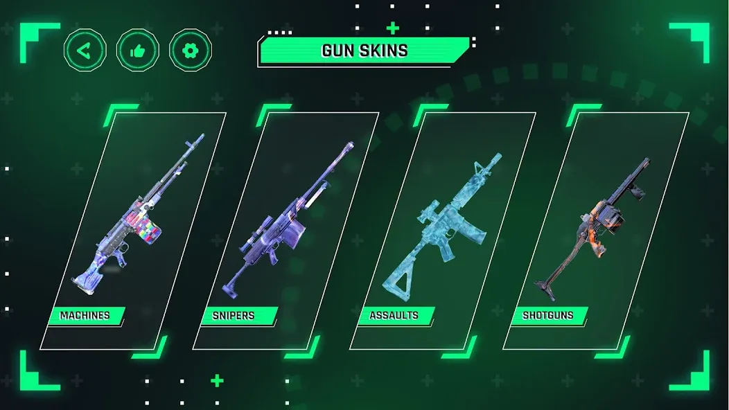 WeShots: Gun Sounds - Gun Shot (Уишотс) [МОД: Меню, Бесконечные монеты и Открытые уровни] Screenshot 4