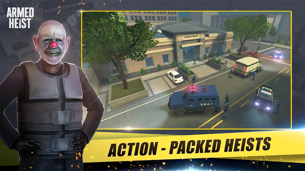 Armed Heist: Shooting gun game (Армед Хейст) [МОД: Бесконечные деньги, Монеты и Мега MOD] Screenshot 1