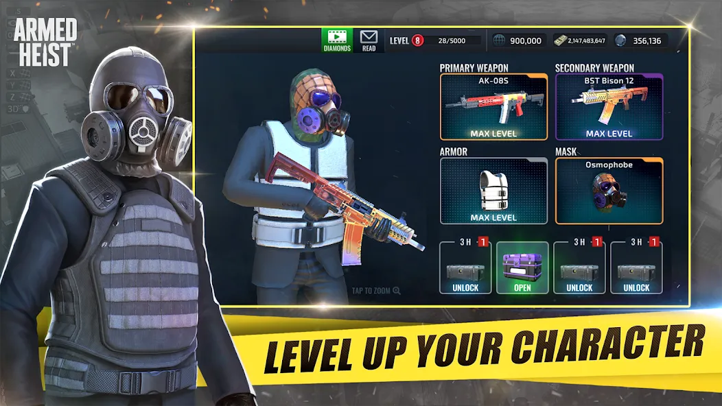 Armed Heist: Shooting gun game (Армед Хейст) [МОД: Бесконечные деньги, Монеты и Мега MOD] Screenshot 5