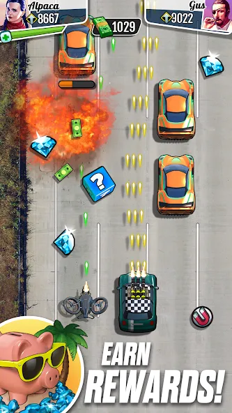 Fastlane: Road to Revenge (Фастлейн) [МОД: Деньги, Монеты и Меню MOD] Screenshot 2
