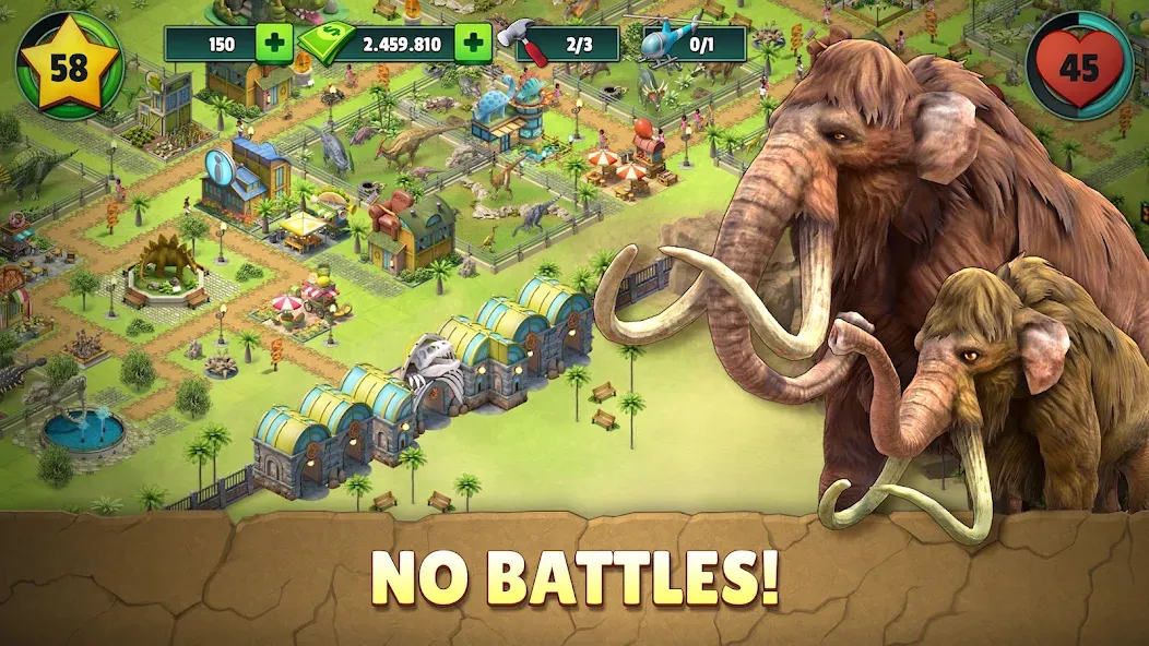 Jurassic Dinosaur: Dino Game (Динозавры юрского периода) [МОД: Деньги, Монеты и Меню MOD] Screenshot 1