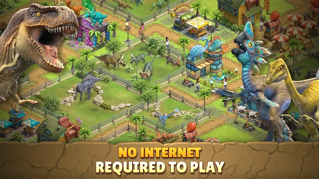 Jurassic Dinosaur: Dino Game (Динозавры юрского периода) [МОД: Деньги, Монеты и Меню MOD] Screenshot 2