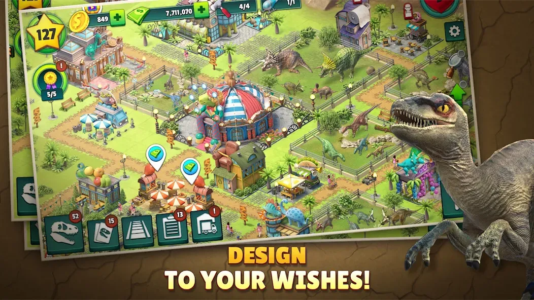 Jurassic Dinosaur: Dino Game (Динозавры юрского периода) [МОД: Деньги, Монеты и Меню MOD] Screenshot 5