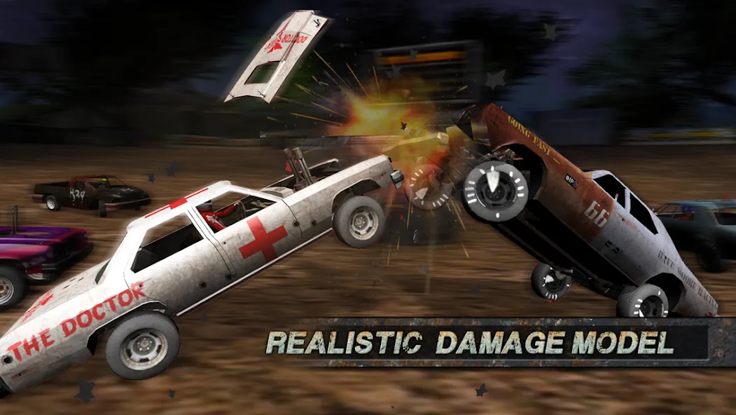 Demolition Derby: Crash Racing (Демолиция Дерби) [МОД: Бесконечные деньги, Монеты и Мега MOD] Screenshot 5