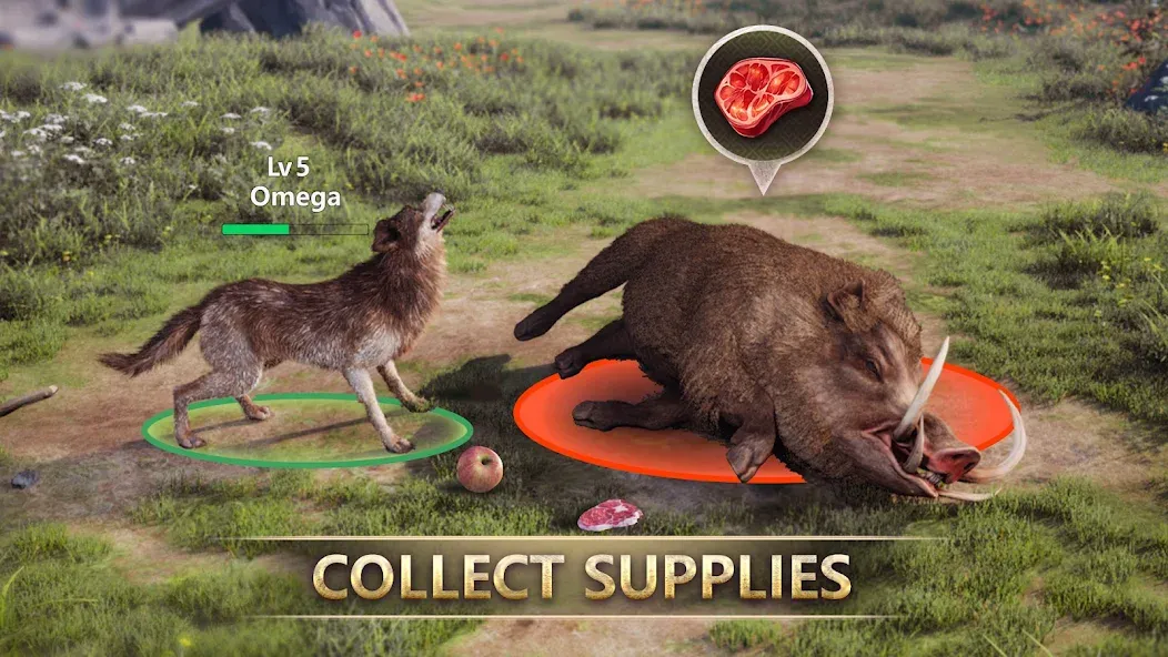 Wolf Game: Wild Animal Wars (Вулф Гейм) [МОД: Бесконечные деньги, Монеты и Мега MOD] Screenshot 2