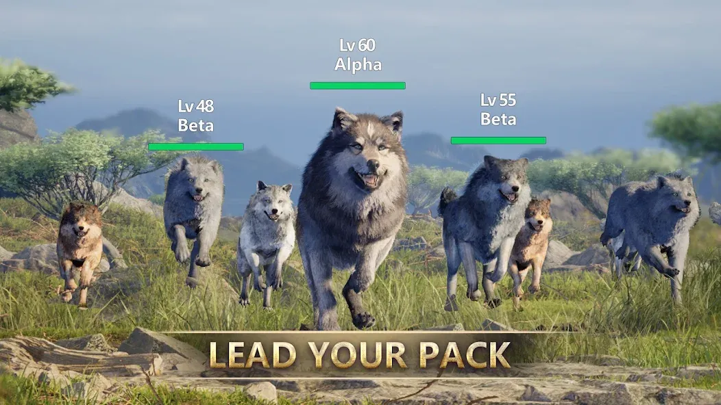 Wolf Game: Wild Animal Wars (Вулф Гейм) [МОД: Бесконечные деньги, Монеты и Мега MOD] Screenshot 4