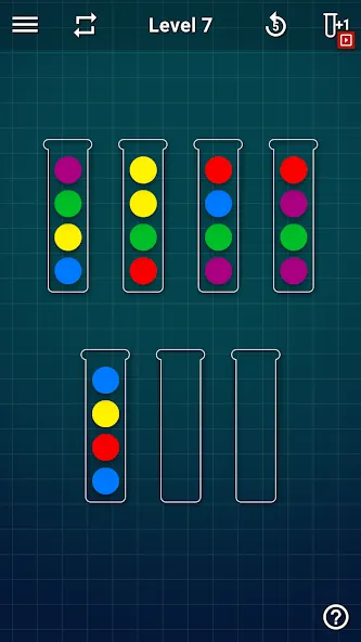 Ball Sort Puzzle - Color Games (Балл Сорт Пазл) [МОД: Все открыто, Дополнительные деньги и Меню MOD] Screenshot 1