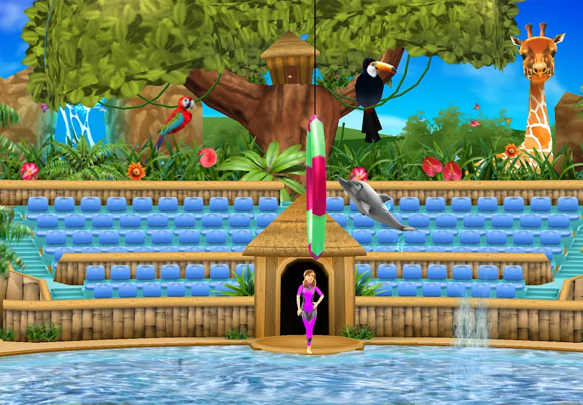 My Dolphin Show (Май Долфин Шоу) [МОД: Все открыто, Дополнительные деньги и Меню MOD] Screenshot 1