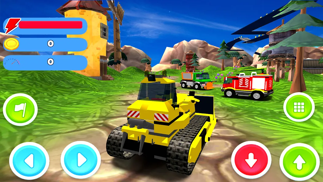 Toy Truck Drive [МОД: Все открыто, Дополнительные деньги и Меню MOD] Screenshot 1