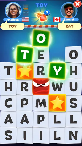 Toy Words play together online (Той Вордс) [МОД: Бесконечные деньги, Монеты и Мега MOD] Screenshot 4