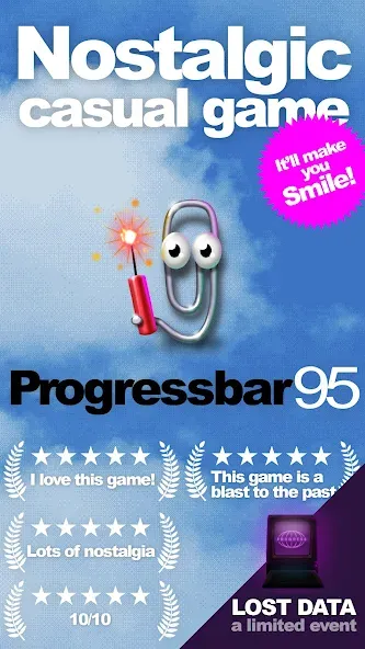 Progressbar95 - nostalgic game (Прогрессбар95) [МОД: Много монет, Открытые уровни и Мега MOD] Screenshot 1