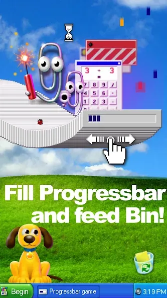 Progressbar95 - nostalgic game (Прогрессбар95) [МОД: Много монет, Открытые уровни и Мега MOD] Screenshot 2