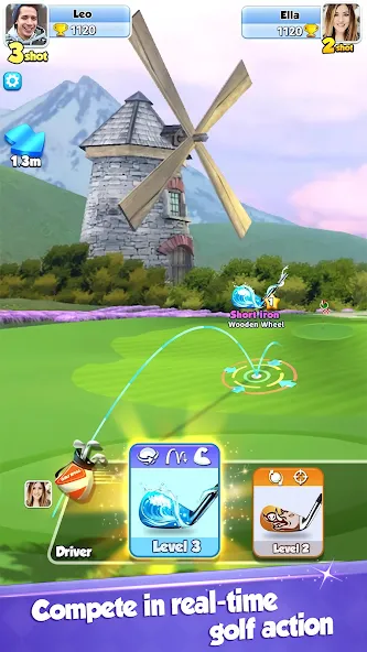 Golf Rival - Multiplayer Game (Гольф Ривал) [МОД: Бесконечные деньги, Монеты и Мега MOD] Screenshot 2