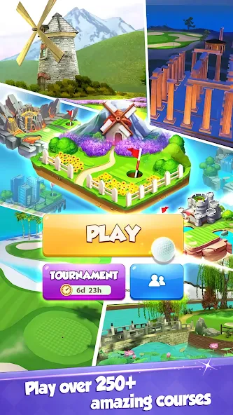 Golf Rival - Multiplayer Game (Гольф Ривал) [МОД: Бесконечные деньги, Монеты и Мега MOD] Screenshot 4