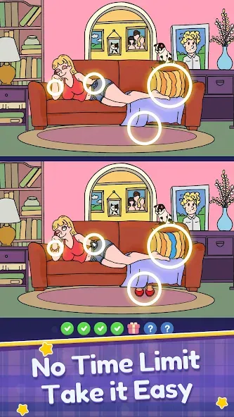 Find Differences: Spot Fun [МОД: Бесконечные деньги, Монеты и Мега MOD] Screenshot 3