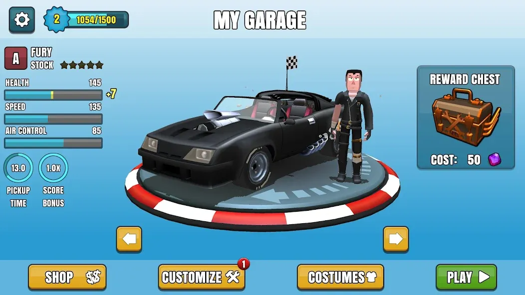 Faily Brakes 2: Car Crash Game (Фэйли Брейкс 2) [МОД: Много монет, Открытые уровни и Мега MOD] Screenshot 1