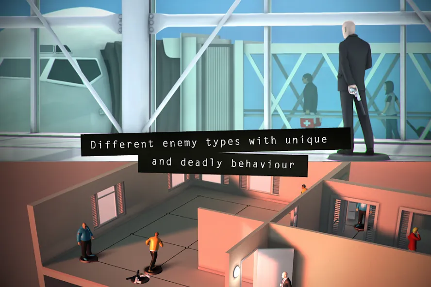 Hitman GO (Хитман ГО) [МОД: Бесконечные деньги, Монеты и Мега MOD] Screenshot 4