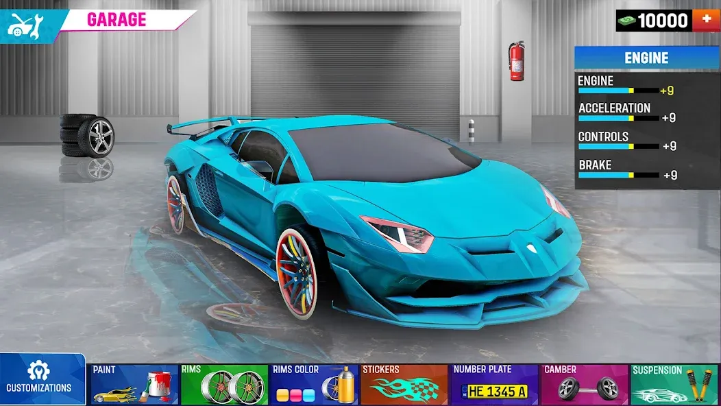 GT Car Stunt : Ramp Car Stunts (ДжиТи Кар Стант) [МОД: Деньги, Монеты и Меню MOD] Screenshot 4