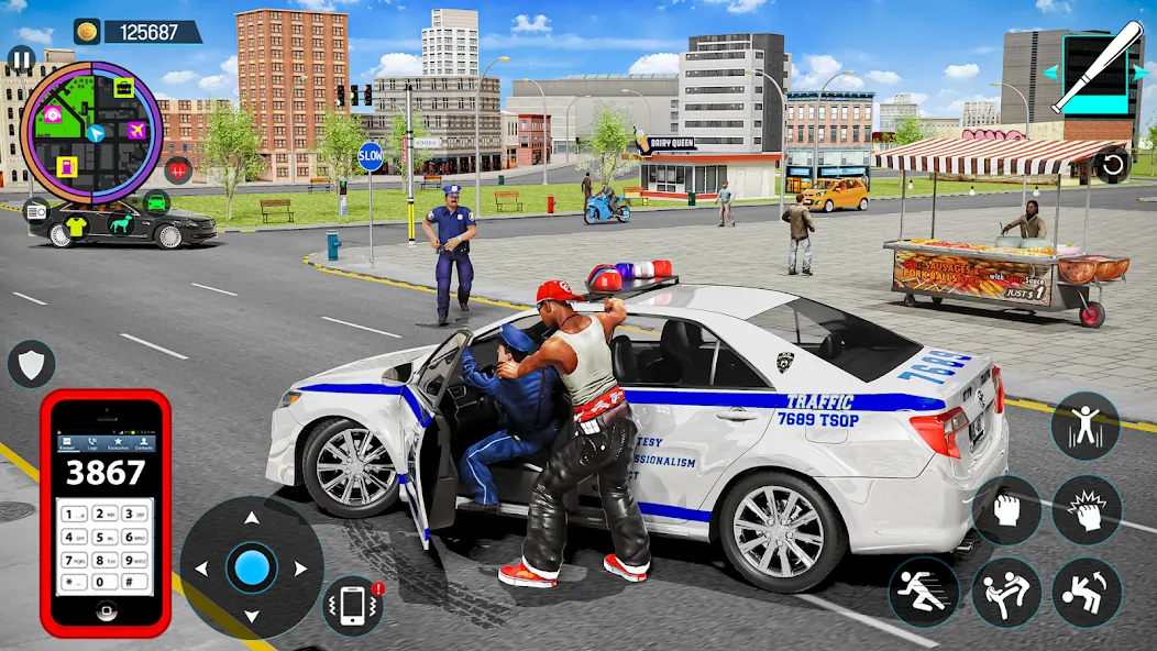 Gangster Mafia City Crime Game [МОД: Бесконечные деньги, Монеты и Мега MOD] Screenshot 3