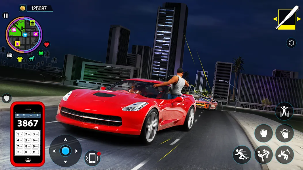 Gangster Mafia City Crime Game [МОД: Бесконечные деньги, Монеты и Мега MOD] Screenshot 5