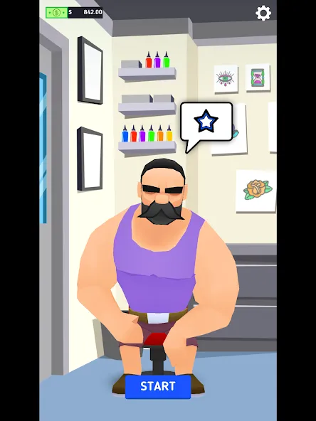 Ink Inc. - Tattoo Drawing [МОД: Деньги, Монеты и Меню MOD] Screenshot 4