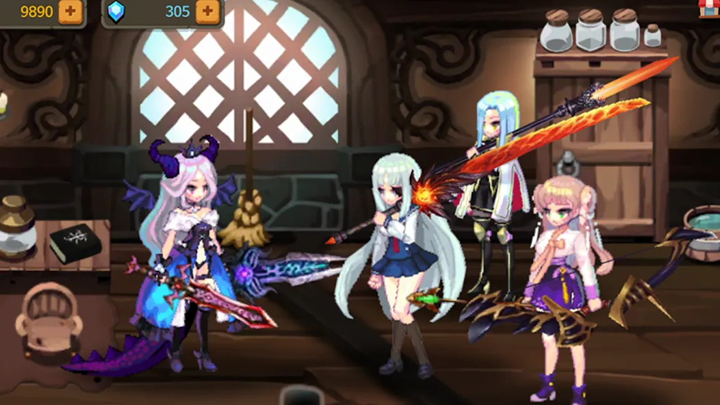 Dungeon Princess 2! : RPG [МОД: Все открыто, Дополнительные деньги и Меню MOD] Screenshot 2