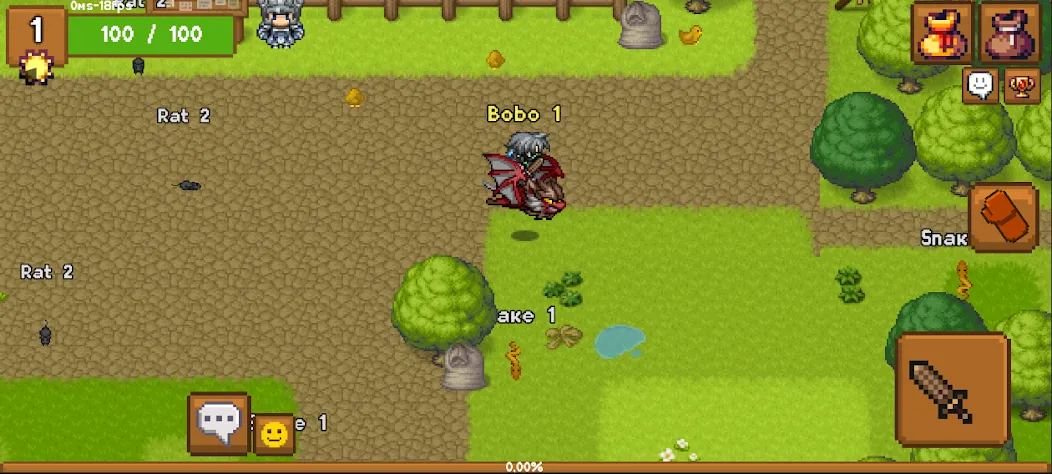 Heritage Online - MMORPG  2D (Херитед) [МОД: Меню, Бесконечные монеты и Открытые уровни] Screenshot 5