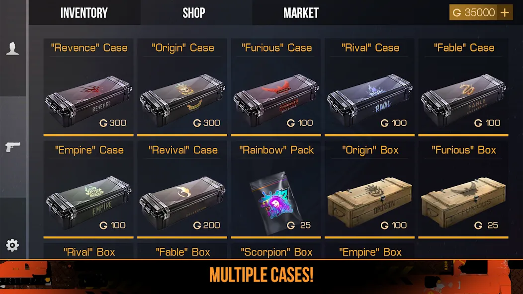 Case Opener: Skins Simulator [МОД: Много монет, Открытые уровни и Мега MOD] Screenshot 4