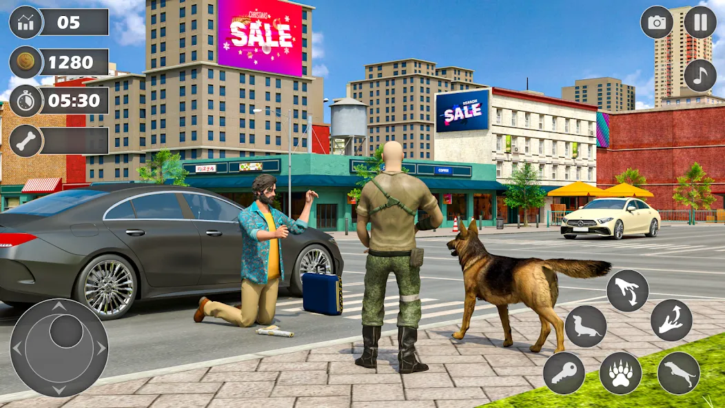 Dog Simulator Dog Game (Армейский симулятор собаки) [МОД: Бесконечные деньги, Монеты и Мега MOD] Screenshot 3