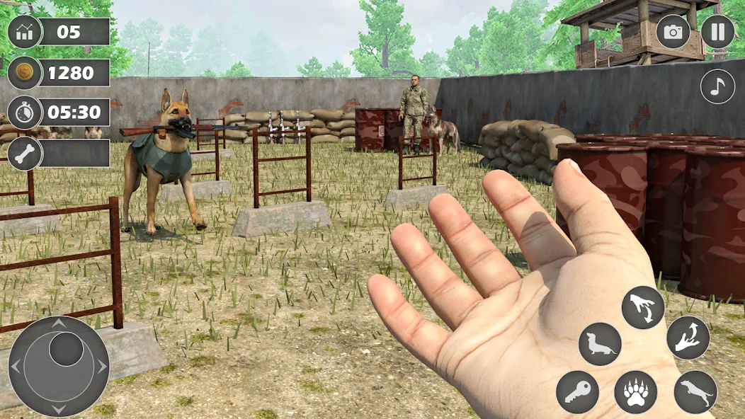 Dog Simulator Dog Game (Армейский симулятор собаки) [МОД: Бесконечные деньги, Монеты и Мега MOD] Screenshot 4