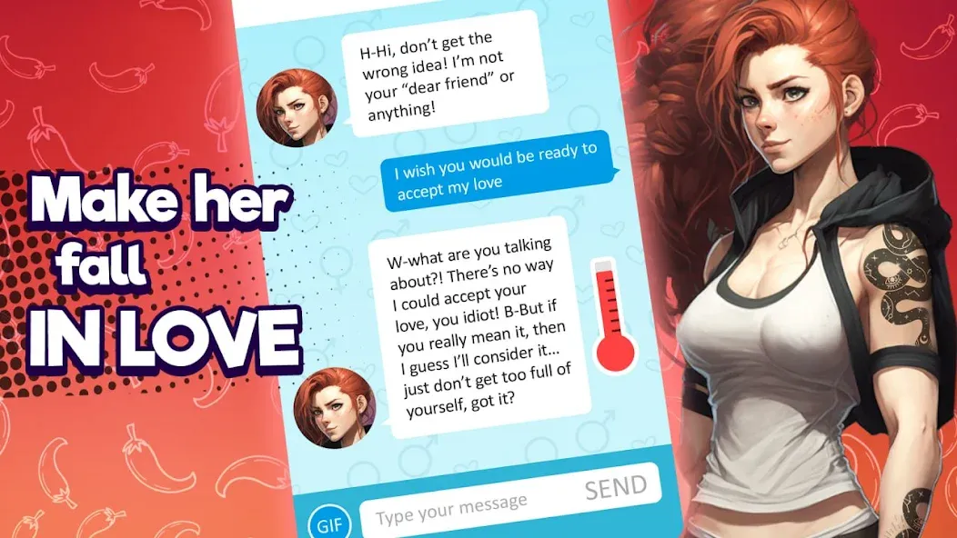 Anime Girlfriend - AI Chat (Аниме Грлфренд) [МОД: Меню, Бесконечные монеты и Открытые уровни] Screenshot 3