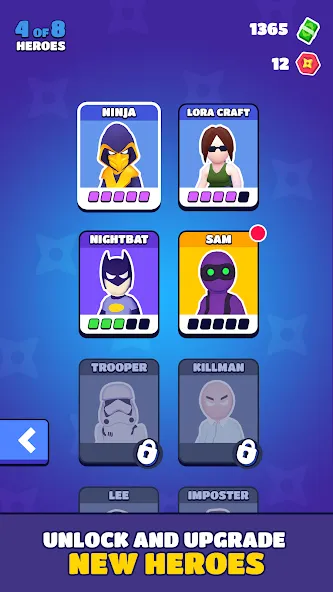 Stealth Master: Assassin Ninja (Стил Мастер) [МОД: Бесконечные деньги, Монеты и Мега MOD] Screenshot 3