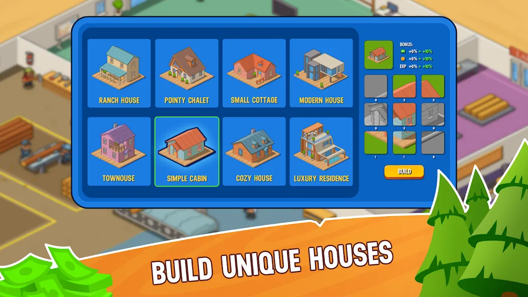 Lumber Inc Tycoon (Ламбер инк тайкун) [МОД: Много денег, Монет и Все открыто] Screenshot 5