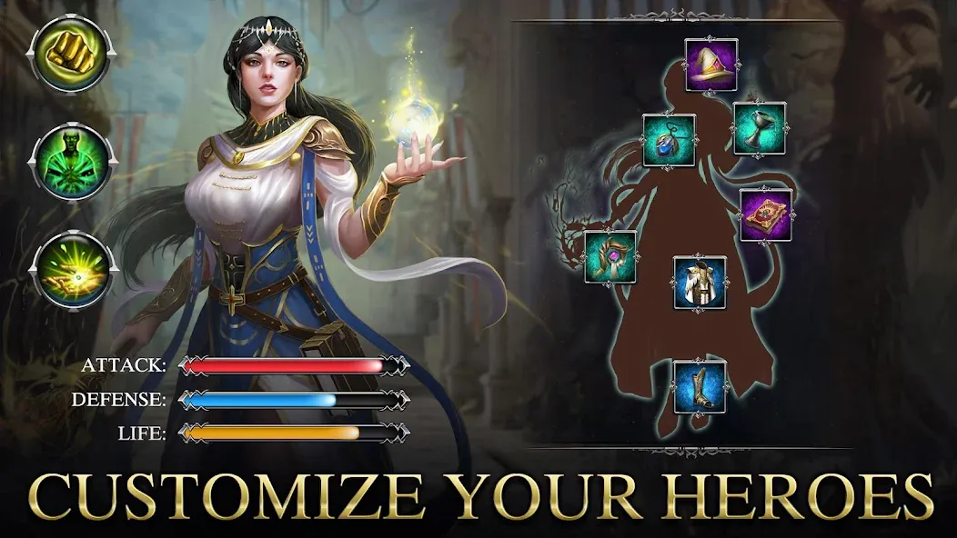War and Magic: Kingdom Reborn (Война и магия) [МОД: Много денег, Монет и Все открыто] Screenshot 3