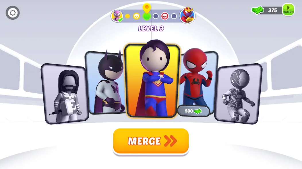 Stick Hero: Comic Superhero (Стик Хиро) [МОД: Много монет, Открытые уровни и Мега MOD] Screenshot 1