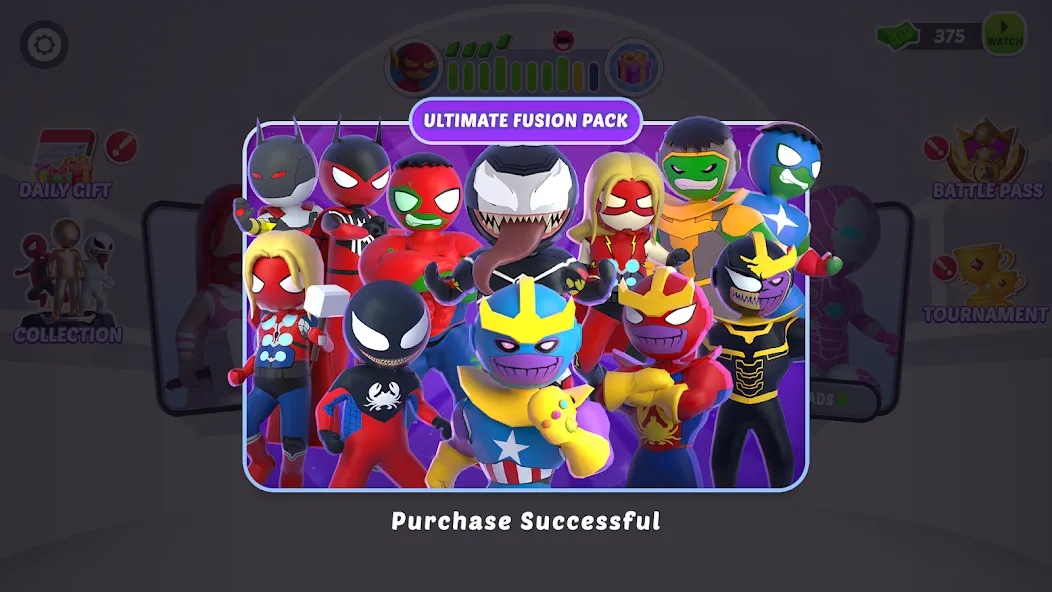 Stick Hero: Comic Superhero (Стик Хиро) [МОД: Много монет, Открытые уровни и Мега MOD] Screenshot 3