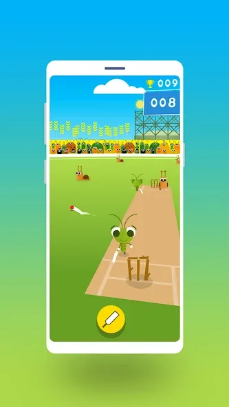 Cric Game - Doodle Cricket (Крик Гейм) [МОД: Много монет, Открытые уровни и Мега MOD] Screenshot 3