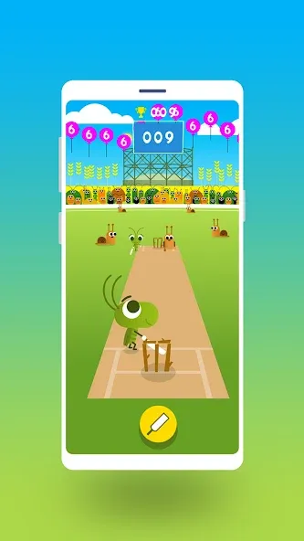 Cric Game - Doodle Cricket (Крик Гейм) [МОД: Много монет, Открытые уровни и Мега MOD] Screenshot 4