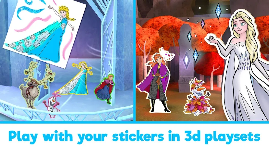 Disney Coloring World (Дисней) [МОД: Бесконечные деньги, Монеты и Мега MOD] Screenshot 3