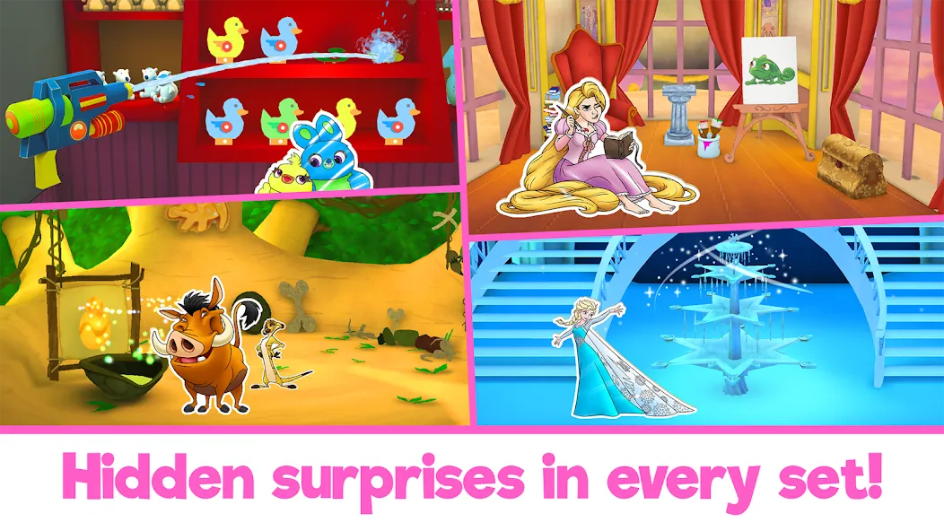 Disney Coloring World (Дисней) [МОД: Бесконечные деньги, Монеты и Мега MOD] Screenshot 4