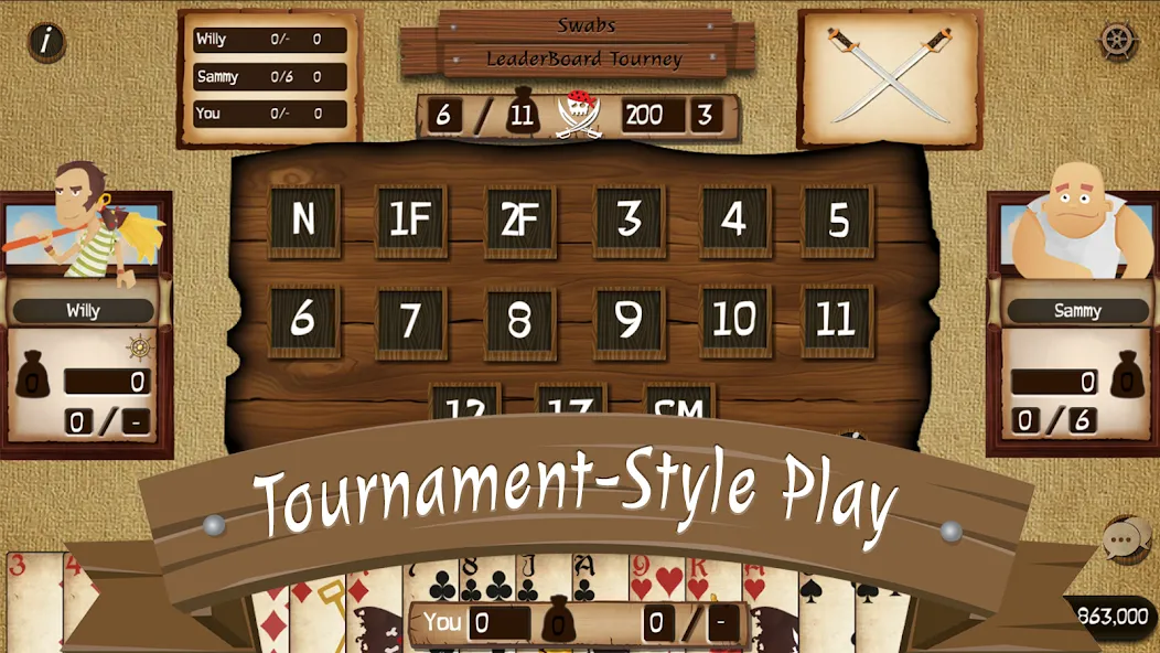 Spades Cutthroat Pirates (Спейдс Каттхроат Пирейтс) [МОД: Деньги, Монеты и Меню MOD] Screenshot 5
