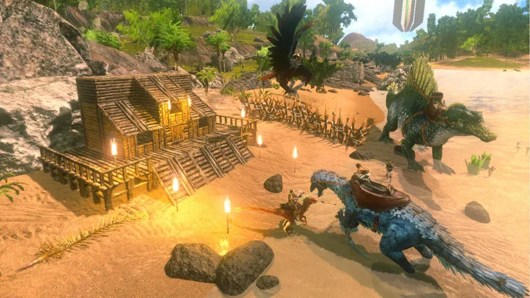 ARK: Survival Evolved (АРК) [МОД: Много монет, Открытые уровни и Мега MOD] Screenshot 1
