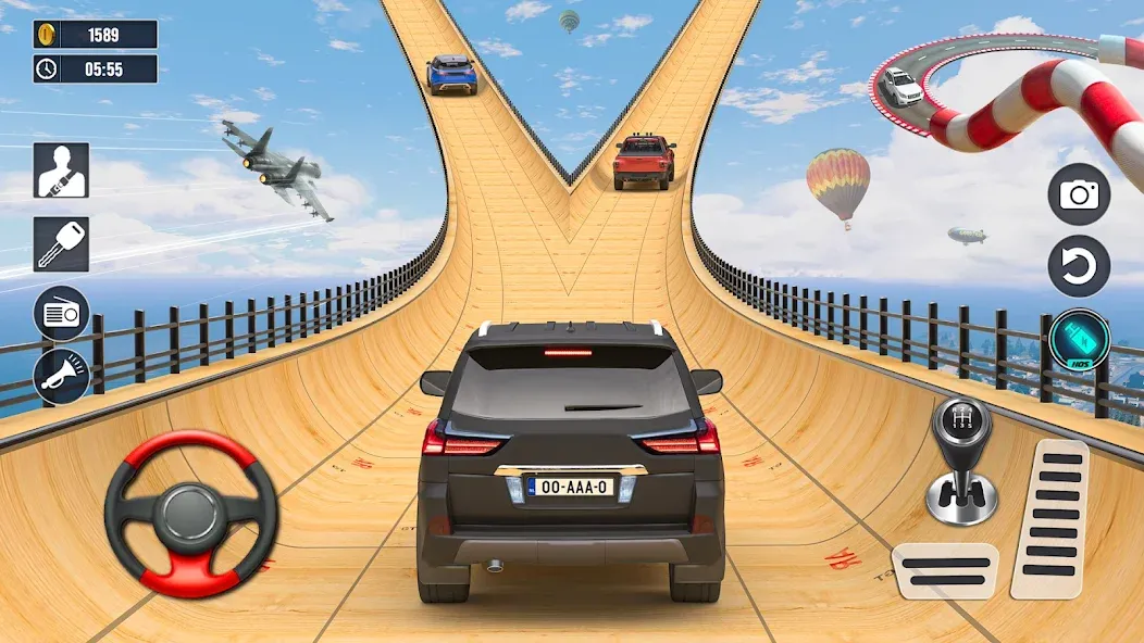 Car Stunt Games : Car Games 3D (Кар Стант Геймс) [МОД: Деньги, Монеты и Меню MOD] Screenshot 1