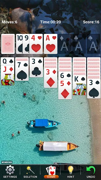 Solitaire: Classic Card Game [МОД: Много монет, Открытые уровни и Мега MOD] Screenshot 5