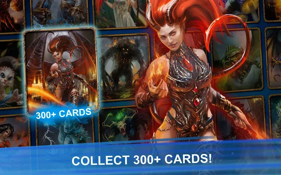 Blood of Titans: Card Battle [МОД: Много денег, Монет и Все открыто] Screenshot 2