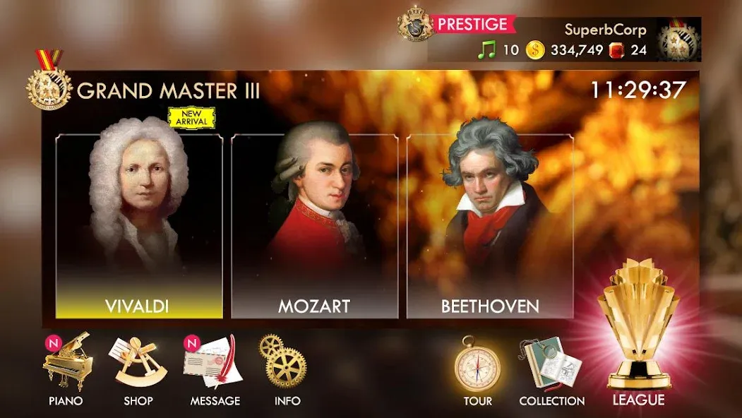 Pianista (Пианиста) [МОД: Бесконечные деньги, Монеты и Мега MOD] Screenshot 2